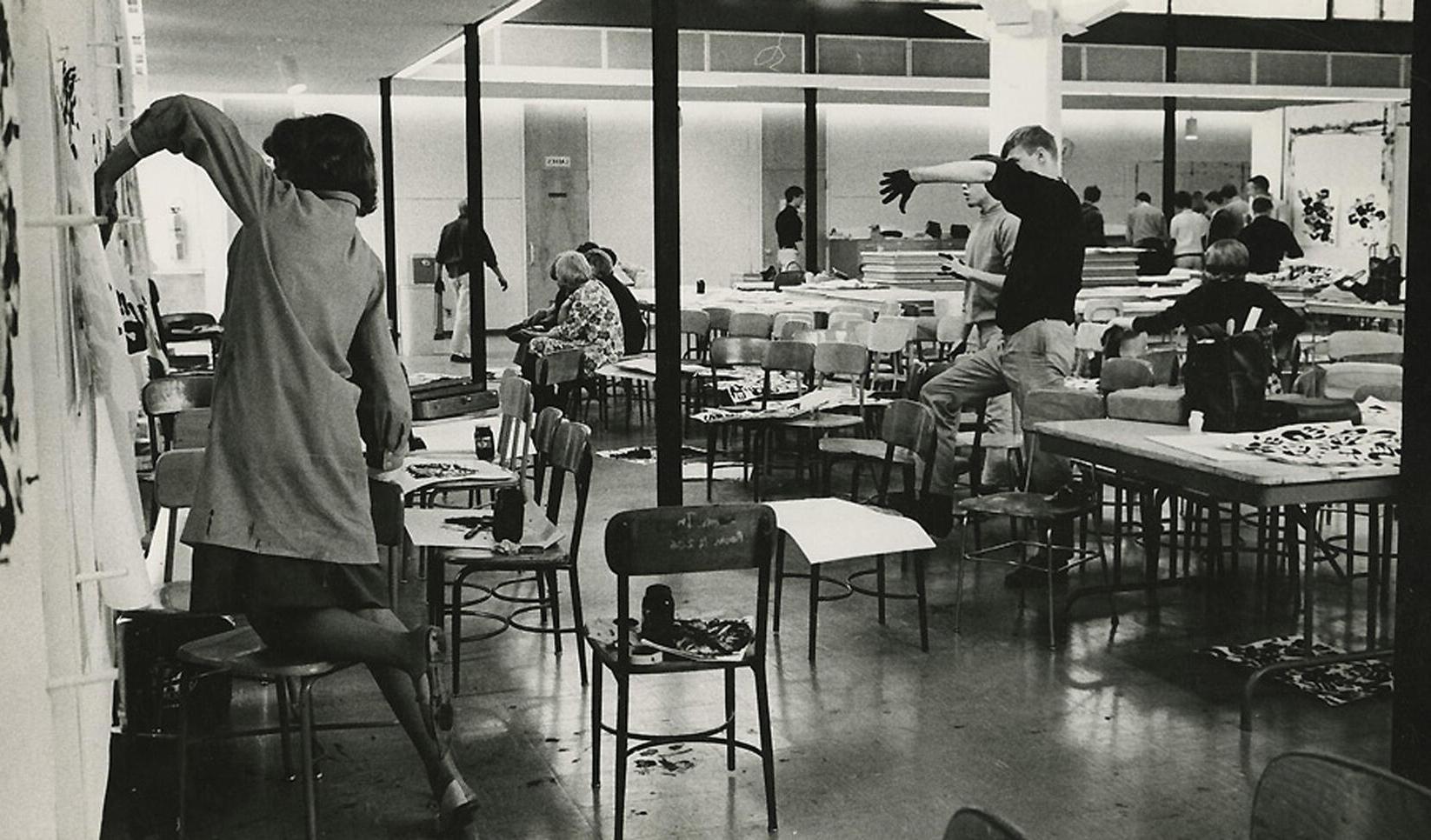 60-70s classroom at MCAD
